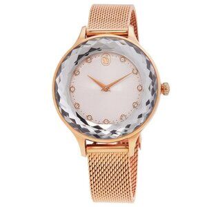 NWT Authentic Swarovski Octea Nova Quartz Crystal Silver Dial Women's Watch